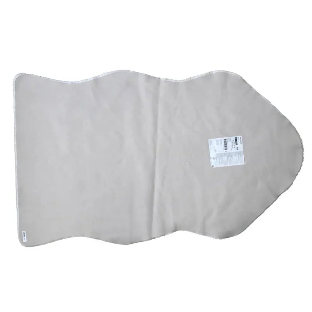 Ikea Toftlund White Faux Sheepskin Rug 3x5 Soft Steam Cleaned